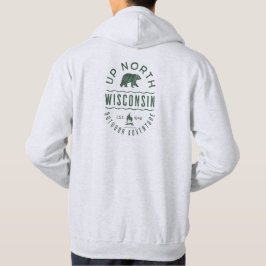 Naar het noorden van Wisconsin Hoodie