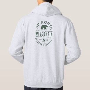 Naar het noorden van Wisconsin Hoodie