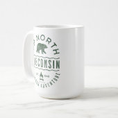 Naar het noorden van Wisconsin Koffiemok (Voorkant links)