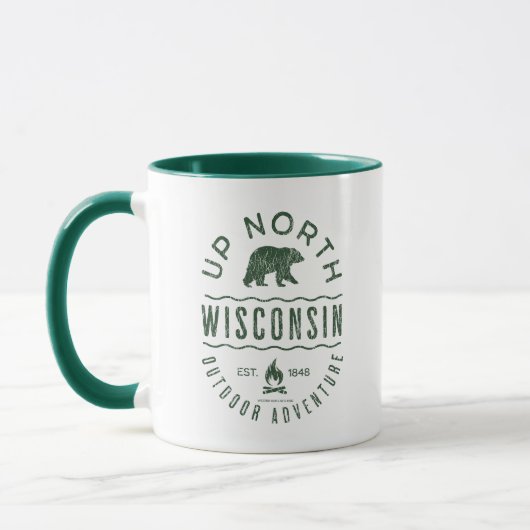 Naar het noorden van Wisconsin Mok (Links)