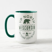 Naar het noorden van Wisconsin Mok (Links)