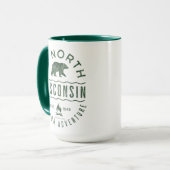Naar het noorden van Wisconsin Mok (Voorkant links)