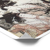 Naar het oosten, Utamaro, 1795 Poster (Hoek)