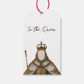 Naar het Queen Gift Label Cadeaulabel (Voorkant)