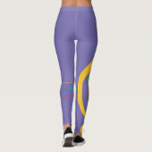 Naar het ritme van mijn muziek leggings (Achterkant)
