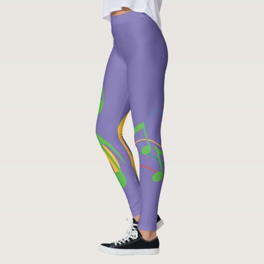 Naar het ritme van mijn muziek leggings (Links)