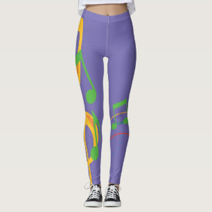Naar het ritme van mijn muziek leggings