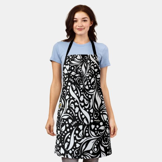 Naar het Schort Life Black van Adiela Akoo (Gedragen)