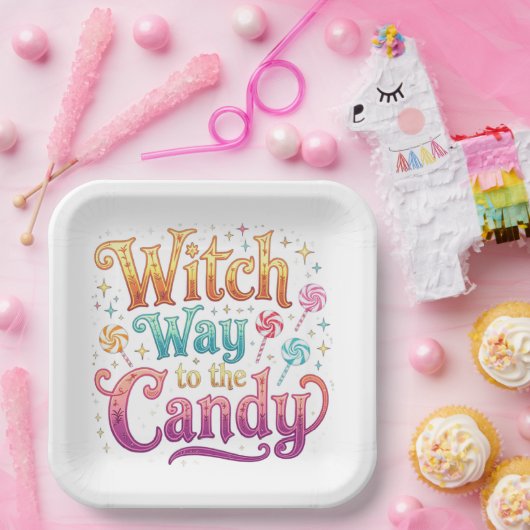 Naar het Snoep Papieren Bordje (Feest)