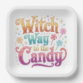 Naar het Snoep Papieren Bordje (Voorkant)