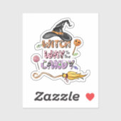 Naar het Snoep Sticker (Vel)