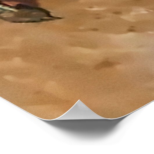 Naar het steekspel door Cesare Detti Poster (Hoek)