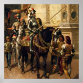 Naar het steekspel door Cesare Detti Poster (Voorkant)