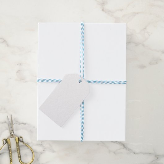 Naar het strand cadeaulabel (Met Touw)