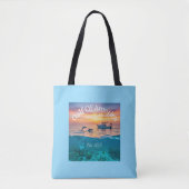 Naar het strand - Canvas tas (Voorkant)