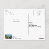 Naar het strand dank je briefkaart (Achterkant)