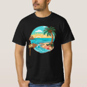 Naar het strand gaan t-shirt (Voorkant)