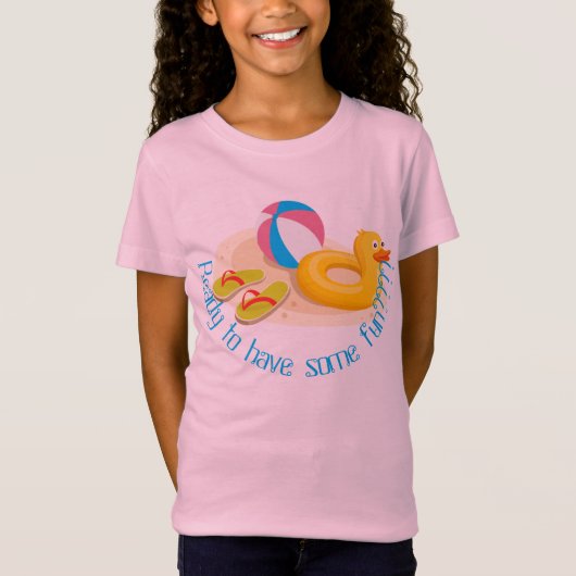 Naar het strand T-Shirt (Voorkant)