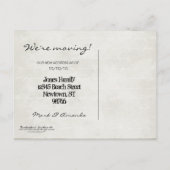 Naar het strand. Wijziging van de Briefkaarten Adr (Achterkant)