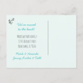 Naar het strand. Wijziging van de Briefkaarten Adr (Achterkant)