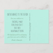 Naar het strand. Wijziging van de Briefkaarten Adr (Achterkant)