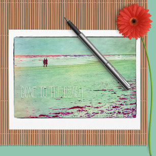 Naar het strand. Wijziging van de Briefkaarten Adr