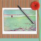 Naar het strand. Wijziging van de Briefkaarten Adr