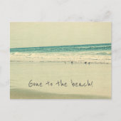 Naar het strand. Wijziging van de Briefkaarten Adr (Voorkant)