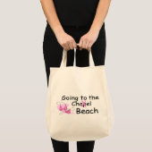 Naar het strand (zwempak) tote bag (Voorkant (product))