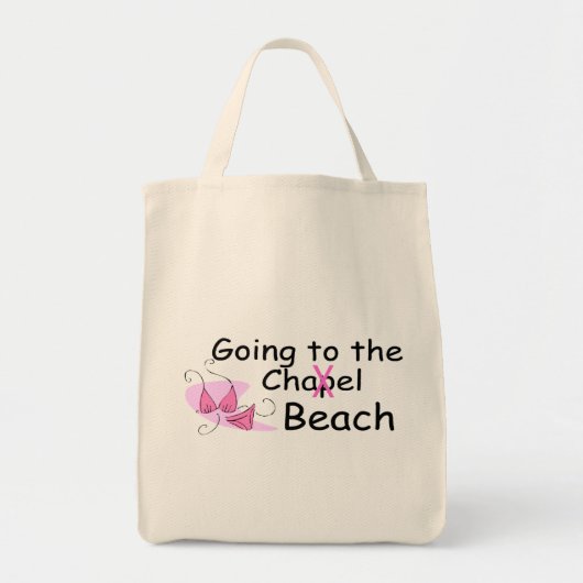 Naar het strand (zwempak) tote bag (Voorkant)