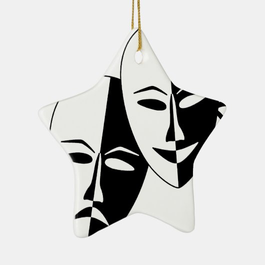 Naar het theater. keramisch ornament (Rechts)