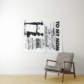 Naar het thuisdecor van mijn moeder | cadeau voor wandkleed (In Situ (horizontaal))