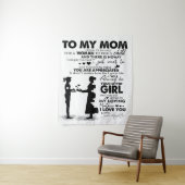 Naar het thuisdecor van mijn moeder | cadeau voor wandkleed (In situ)
