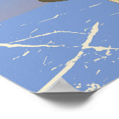 Naar het toekomstige  sci-fi-poster vliegen poster (Hoek)