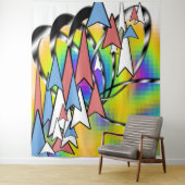 Naar het toekomstige tapijt wandkleed (In situ)