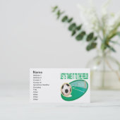 Naar het veld visitekaartje (Staand voorkant)