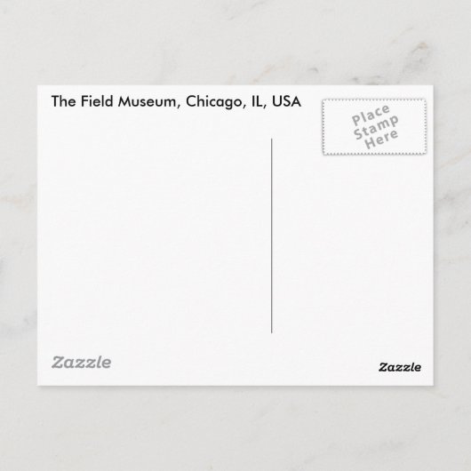 Naar het veldmuseum briefkaart (Achterkant)