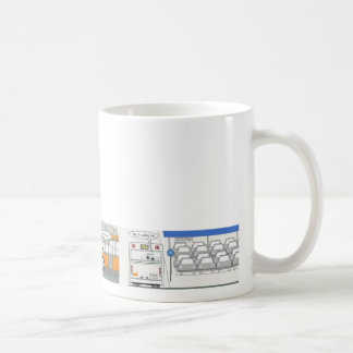 Naar het werk, ik roep koffiemok