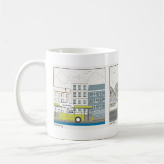 Naar het werk, ik roep koffiemok