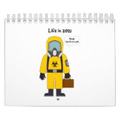 Naar het werk in 2021 kalender (Hoes)