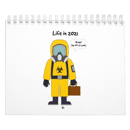 Naar het werk in 2021 kalender (Hoes)