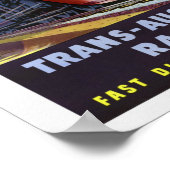 Naar het West Australia Railway Travel Poster (Hoek)