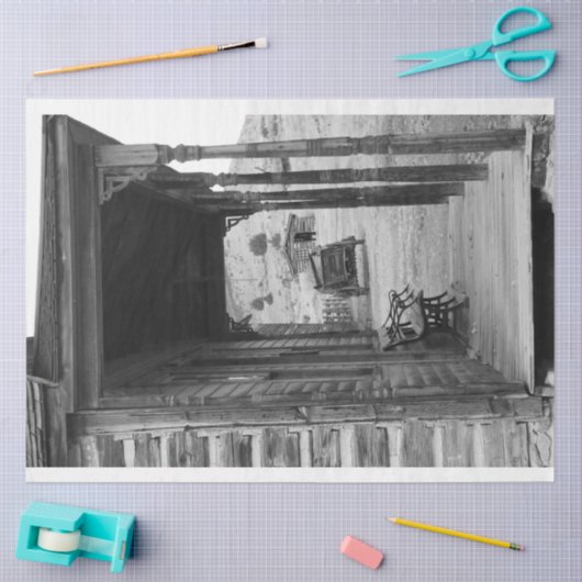 Naar het westen tissuepapier (Craft)