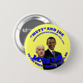 naar het witte huis ronde button 5,7 cm (Voorkant /achterkant)