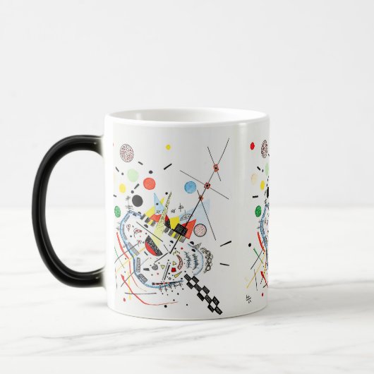 Naar het Zee en de zon - Kandinsky Magische Mok (Links)