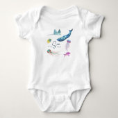 Naar het Zee gaan we Baby Bodysuit. Romper (Voorkant)