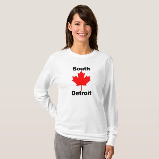 Naar het zuiden van Detroit... T-shirt (Voorkant volledig)