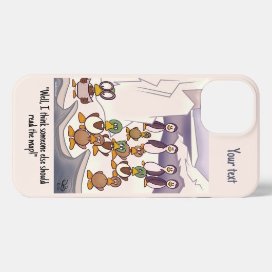 Naar het Zuiden Vliegen iPhone Hoesje (Achterkant horizontaal)