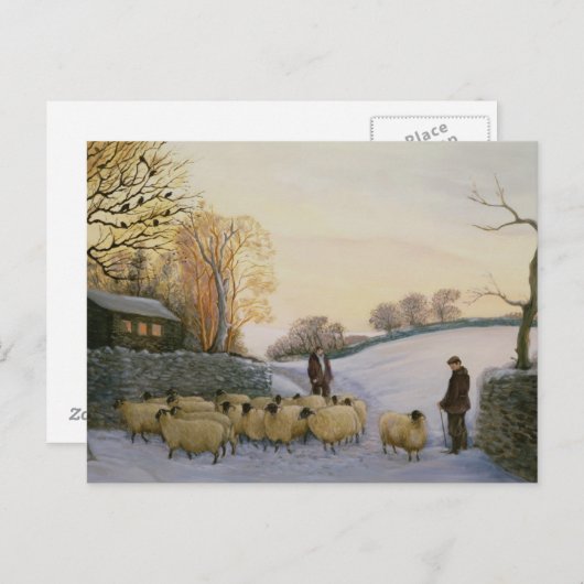 Naar huis briefkaart (Voorkant / Achterkant)