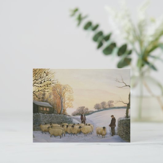 Naar huis briefkaart (Staand voorkant)